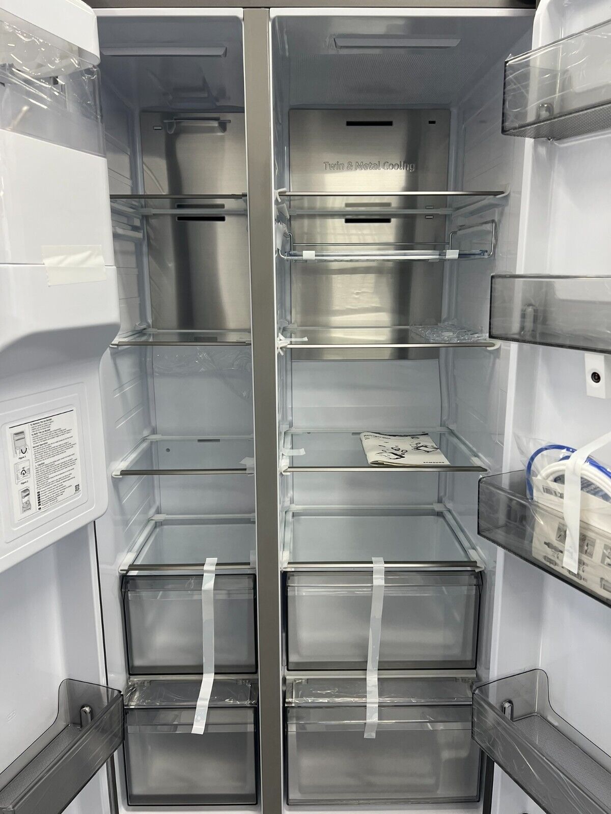 SAMSUNG RS6HA8891B1/EU AmericanStyle family hub Fridge Freezer black